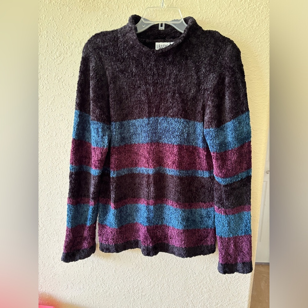 Vintage Simply Basic chanille sweater